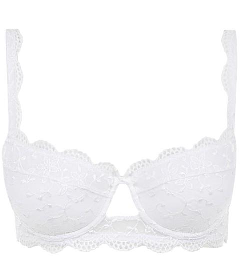Dekolleté/Dirndl-BH weiss - 0