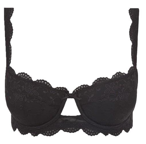 Dekolleté/Dirndl-BH schwarz - 0