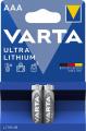 Batterie Lithium AAA 2Stk.