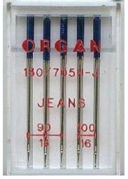 Nähmaschinen-Nadeln 5 Stk. Jeans